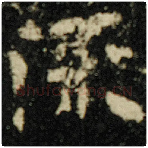 欧阳询毛笔楷书流字的写法,摘自欧阳询书法作品化度寺碑