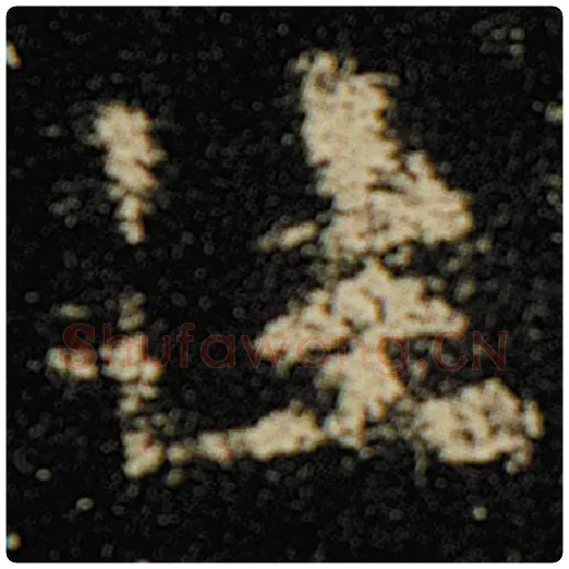 欧阳询毛笔楷书性字的写法,摘自欧阳询书法作品化度寺碑