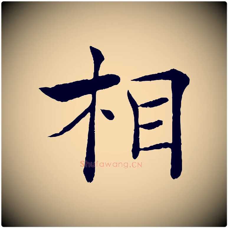 相毛笔楷书写法,摘自唐代褚遂良倪宽赞