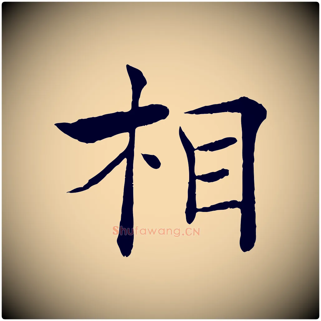 相毛笔楷书写法,摘自唐代褚遂良倪宽赞