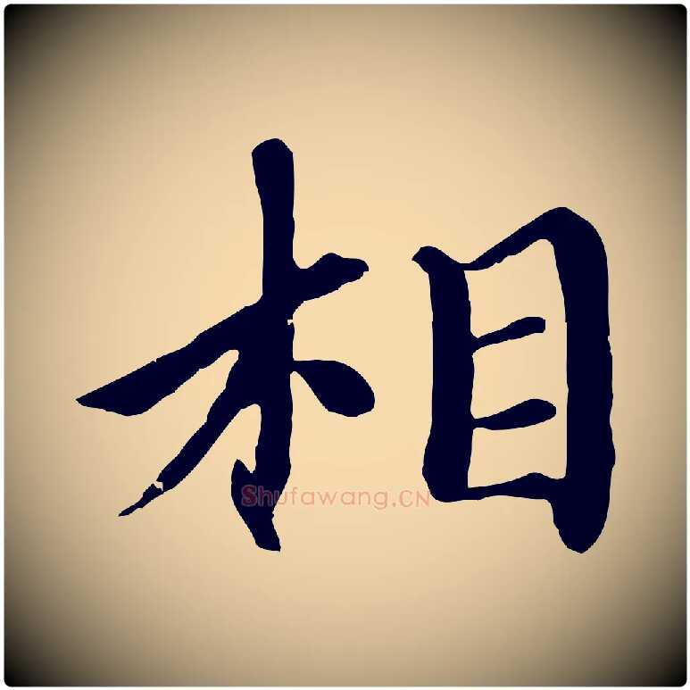 相毛笔楷书写法,摘自元代赵孟頫卫淑媛墓志