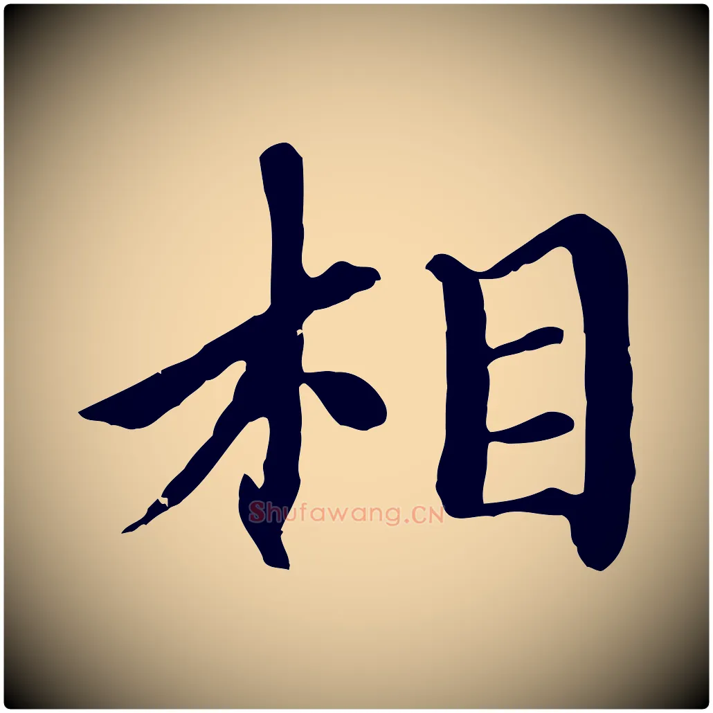 相毛笔楷书写法,摘自元代赵孟頫卫淑媛墓志