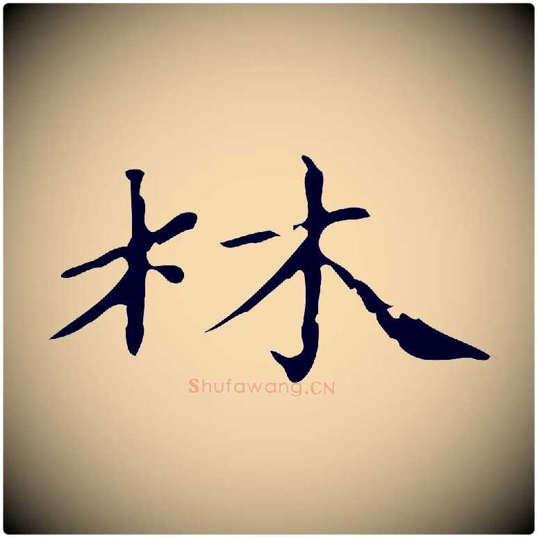 林毛笔楷书写法,摘自元代赵孟頫跋快雪时晴帖
