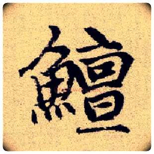 鱣毛笔楷书写法,摘自元赵孟頫续千字文