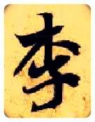 李毛笔楷书写法,摘自隋智永真草千字文