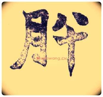 肸毛笔楷书写法,摘自清赵之谦楷书南唐四百九十六字册