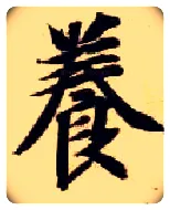 養毛笔楷书写法,摘自隋智永真草千字文