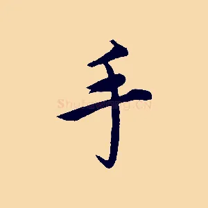 手