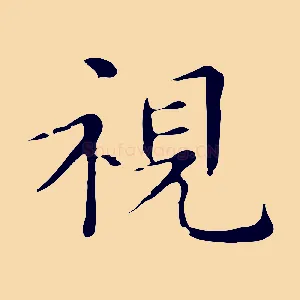 視