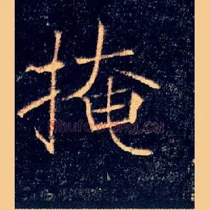 掩