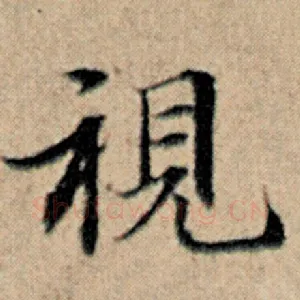 视