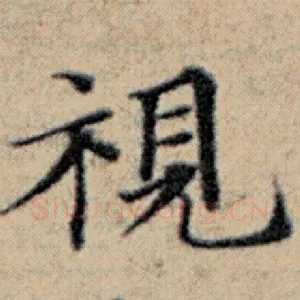 视