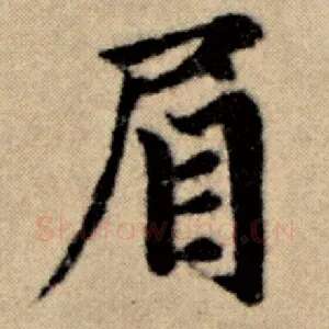 眉