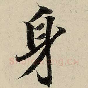身