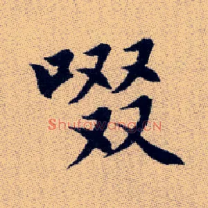 啜